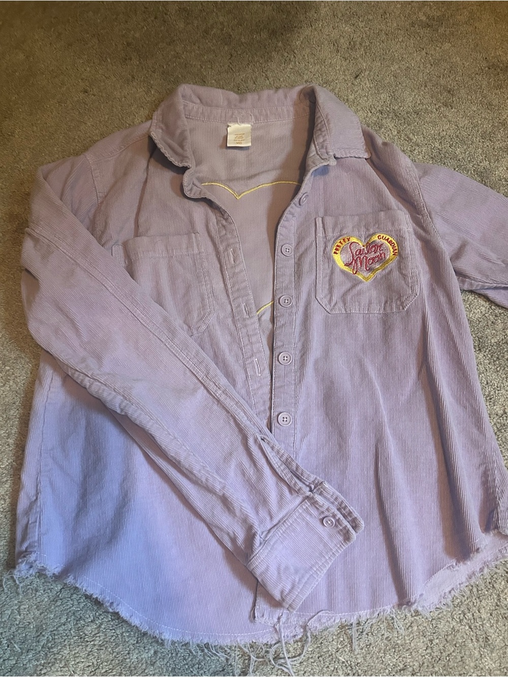 Anime jacket purple